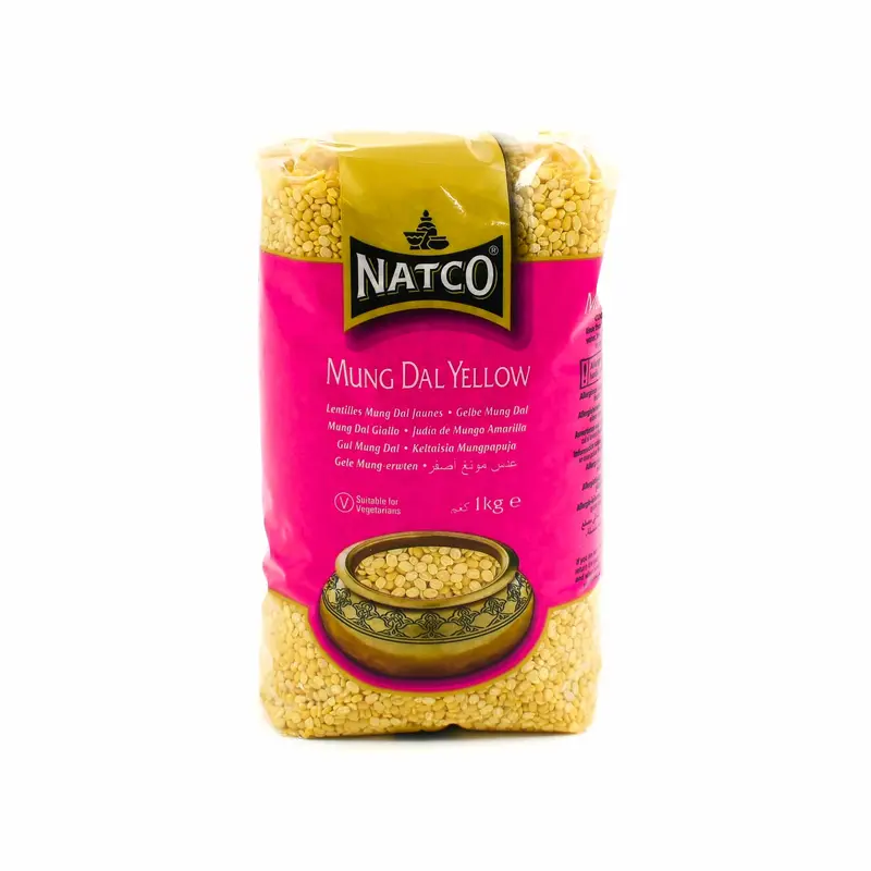 Natco Split Yellow Mung Dal (Moong Dal) – 1 Kg 1