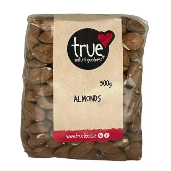 Natural Almonds – 6 × 500G Raw Or Roasted Choice 1