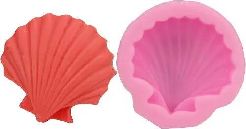 Natural Sea Shell Texture Silicone Mold 1