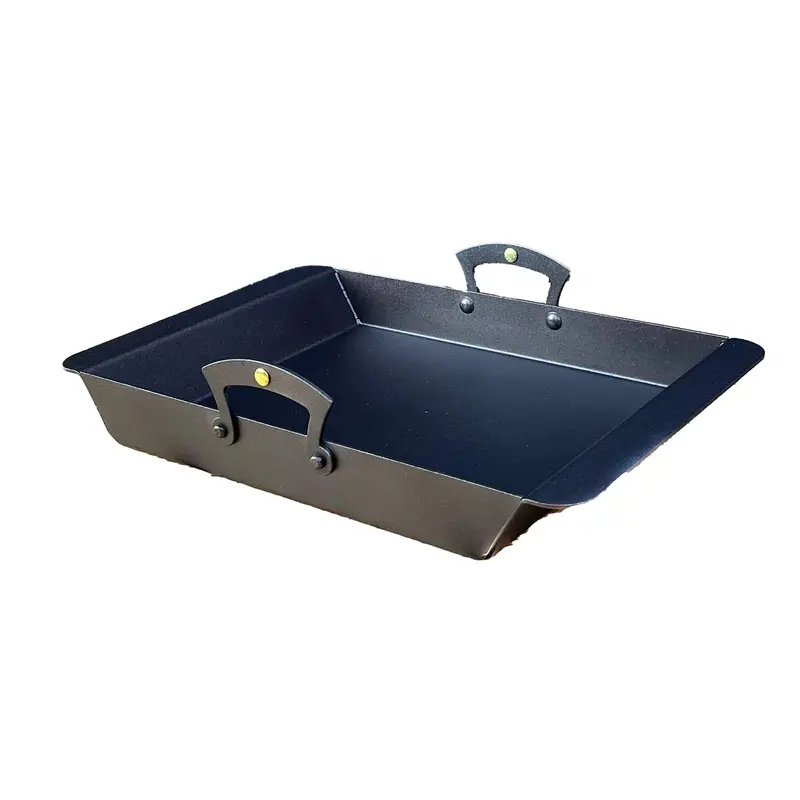 Netherton Foundry 22 × 24Cm Spun Iron Roasting Pan 1
