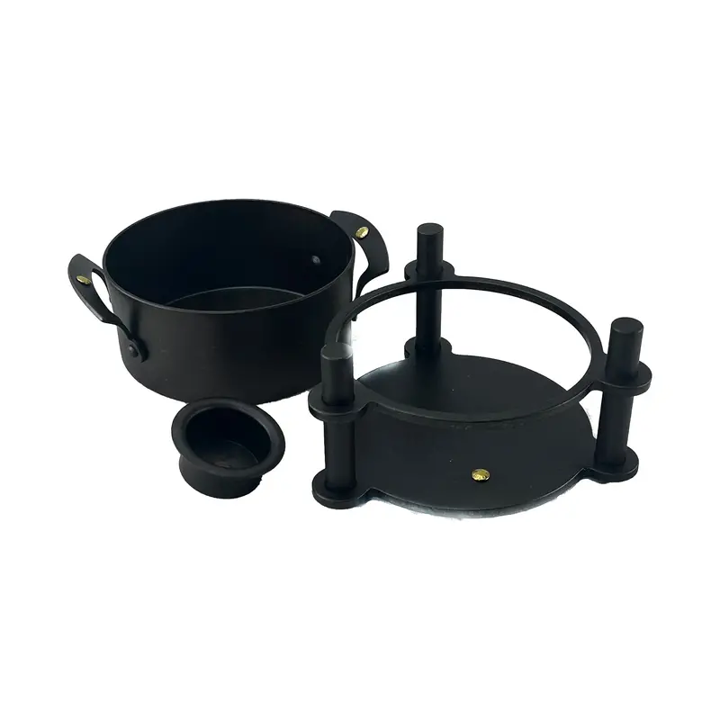 Netherton Foundry 975Ml Spun Iron Fondue Pot Set 1