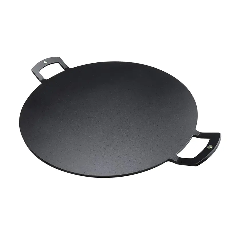 Netherton Foundry Spun Iron Griddle Pan – 12-Inch Flat Cooking Surface With Handles 1