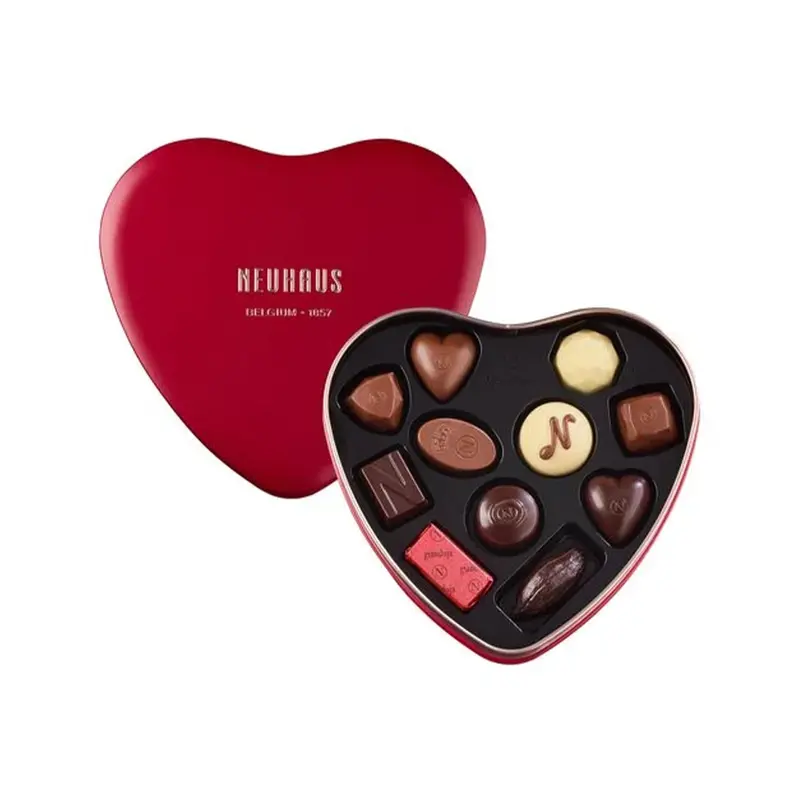 Neuhaus Red Heart Tin – Belgian Chocolate Gift Box, 124G 1