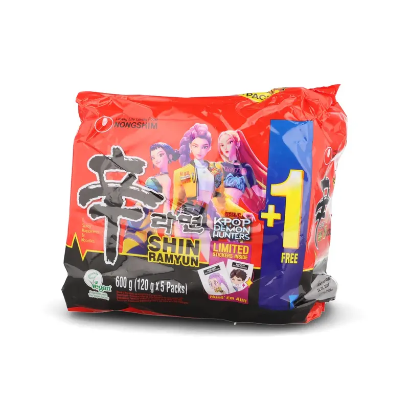 Nongshim Shin Ramen Noodle Pack – 5 X 120G 1