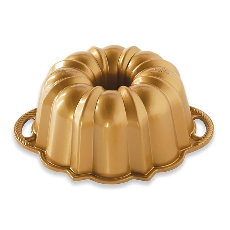 Nordicware American-Made Gold Non-Stick 6-Cup Anniversary Bundt Pan 1