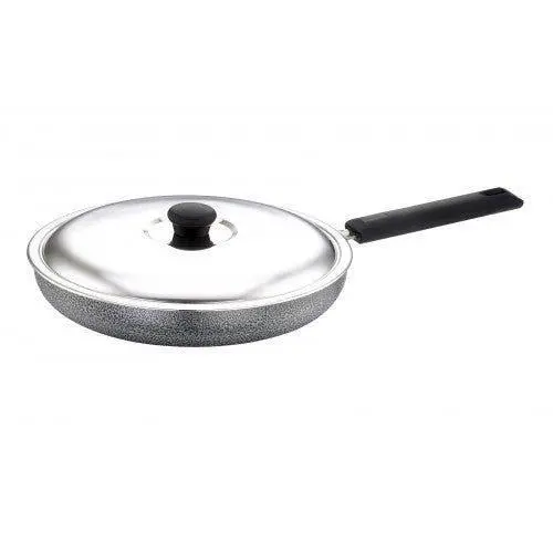 Ns Versatile Fry Pan With Stainless Steel Lid – Ideal For Sautéing And Simmering 1