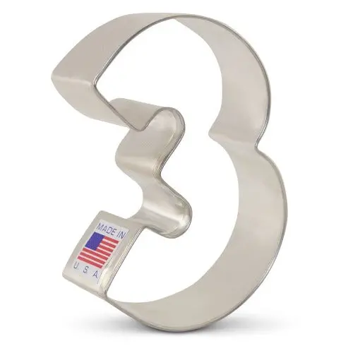Number 3 Cookie Cutter 1