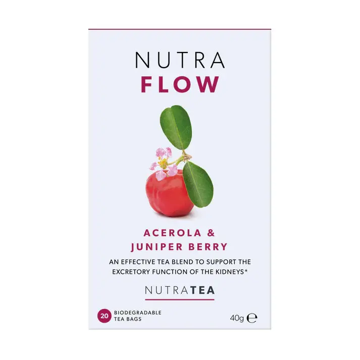 Nutratea Circulation & Detox Tea – Acerola & Juniper Berry, 20-Count Bags 1