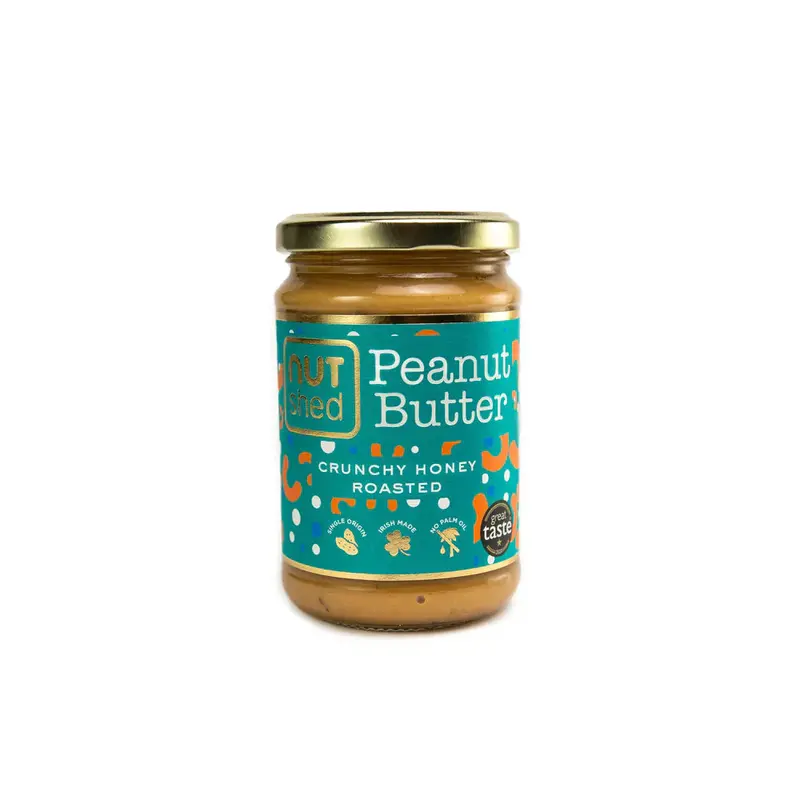 Nutshed Honey-Roasted Crunchy Peanut Butter – 6-Jar Pack (280G Each) 1
