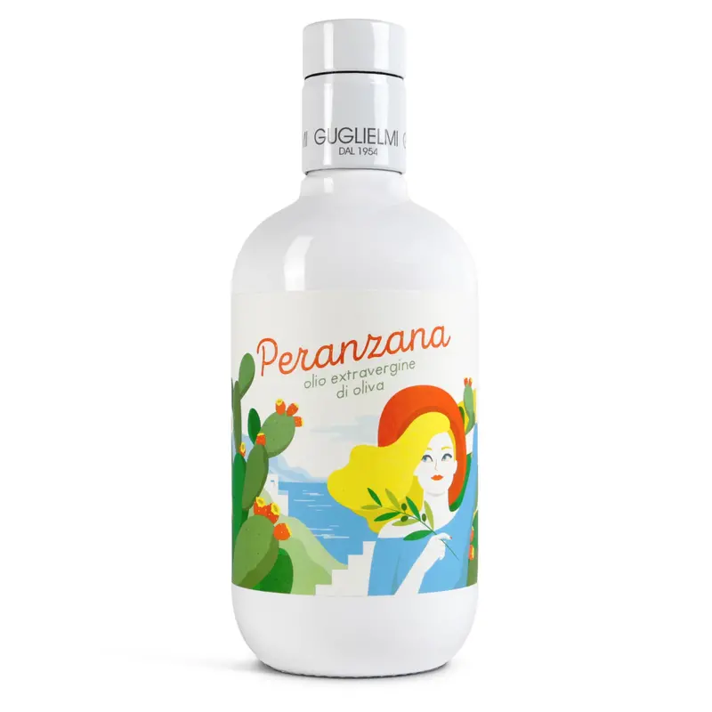 Olio Guglielmi Peranzana Single-Varietal Extra Virgin Olive Oil – Balanced & Aromatic, 500Ml 1