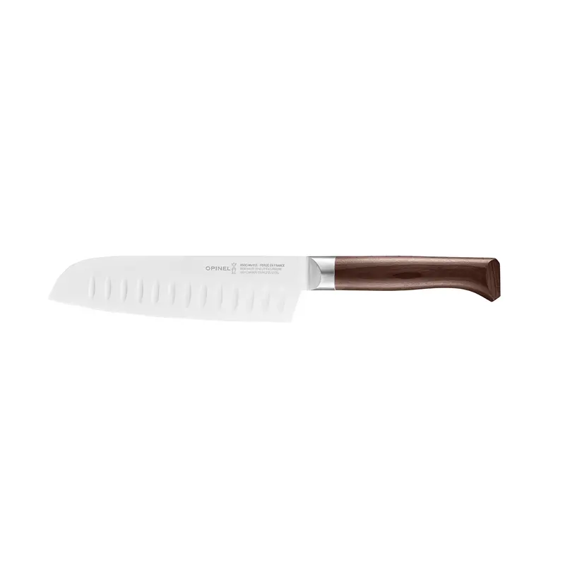 Opinel Les Forges Scalloped Santoku Knife – 17 Cm Japanese-Inspired All-Rounder 1