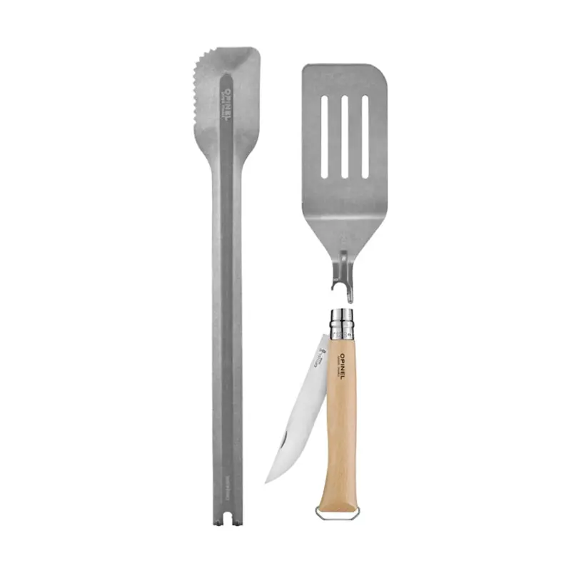Opinel Premium 3-Piece Outdoor Bbq Tool Set 1