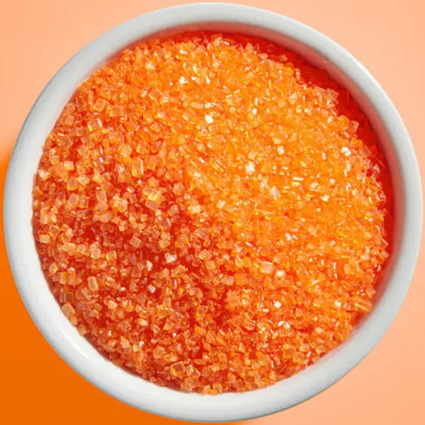 Orange Sanding Sugar Crystals – Citrus-Inspired Sparkle 1