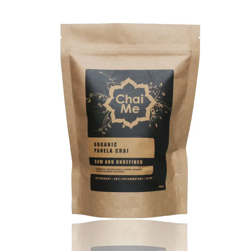 Organic Panela Chai Tea – 440 G Unrefined Sweetener-Infused Blend 1