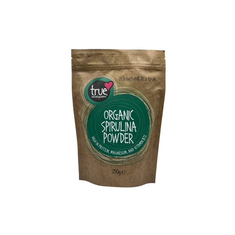 Organic Spirulina Powder – 250G Blue-Green Algae Superfood For Immunity 1