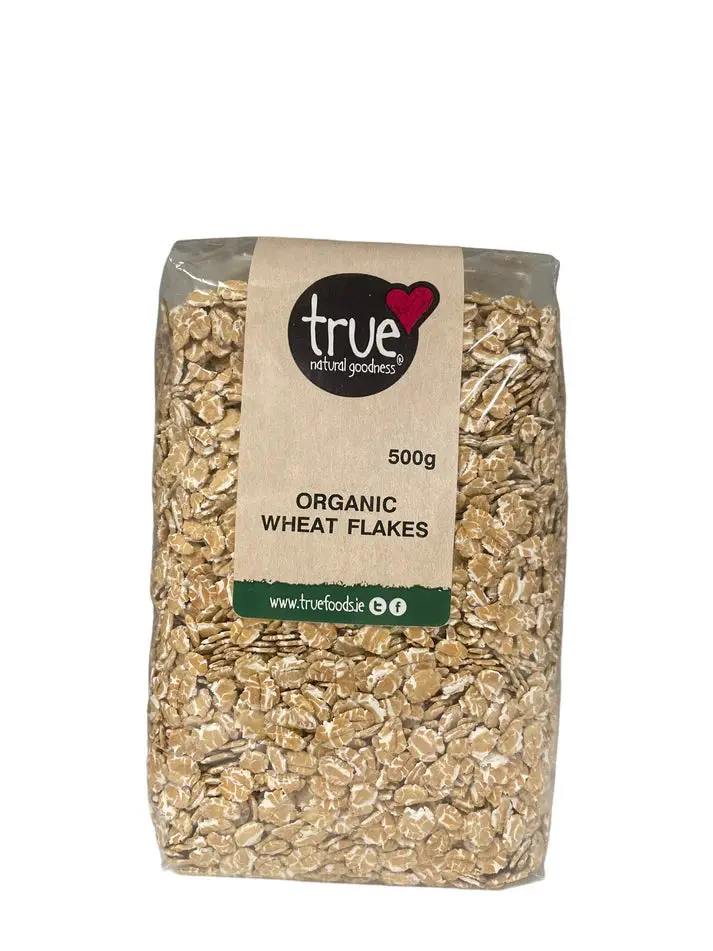 Organic Wheat Flakes – 6 × 500G Hot Cereal Base 1