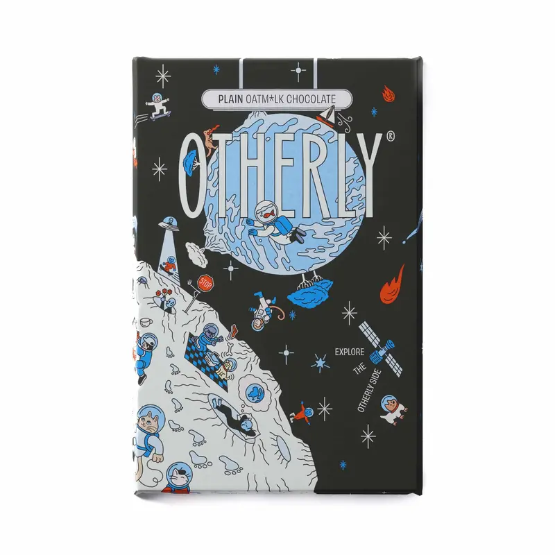 Otherly Original Plain Oatm*Lk Chocolate Bar – Simple Vegan Chocolate, 120G 1