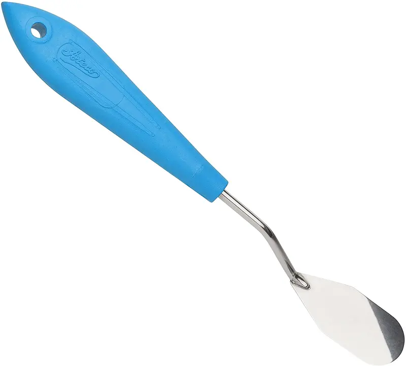 Paddle-Style Offset Spatula For Smooth Icing Application 1