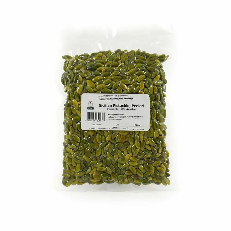 Pariani Sicilian Pistachios – Peeled & Ready To Use – 500 G 1