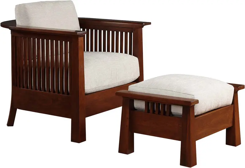 Park Slope Wooden-Leg Lounge Chair 1