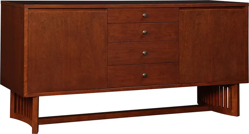 Park Slope Wooden Sideboard With Drawers 1