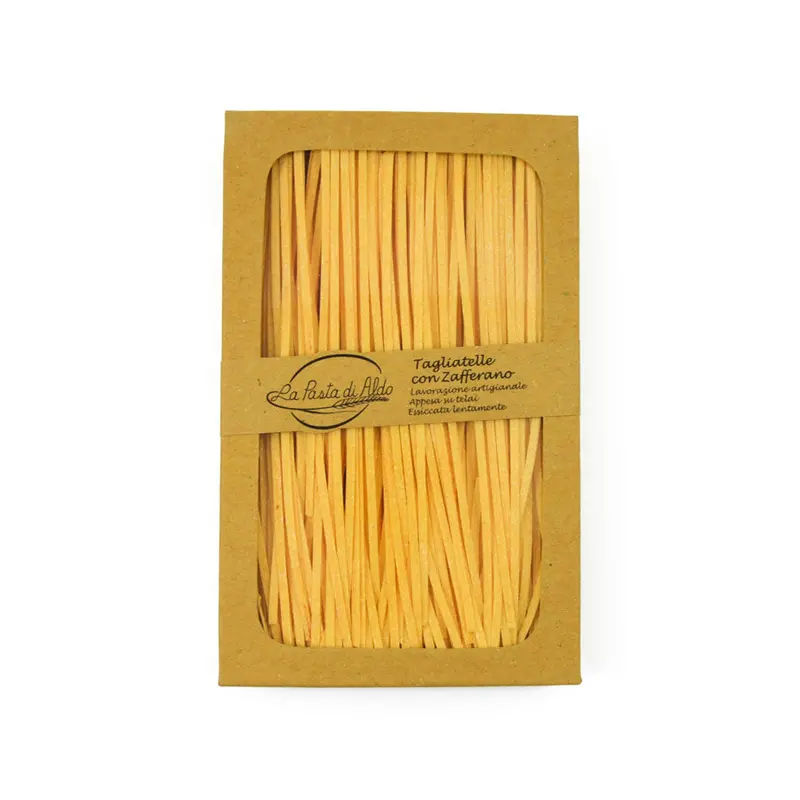 Pasta Di Aldo Saffron Tagliatelle – Artisan Egg Pasta, 250 G 1