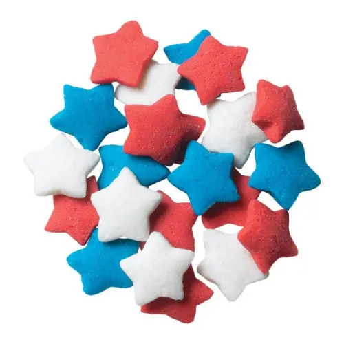 Patriotic Star-Shaped Sprinkles For Holiday Baking 1