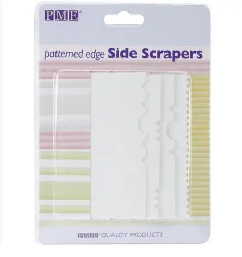 Patterned Edge Silicone Side Scrapers 1
