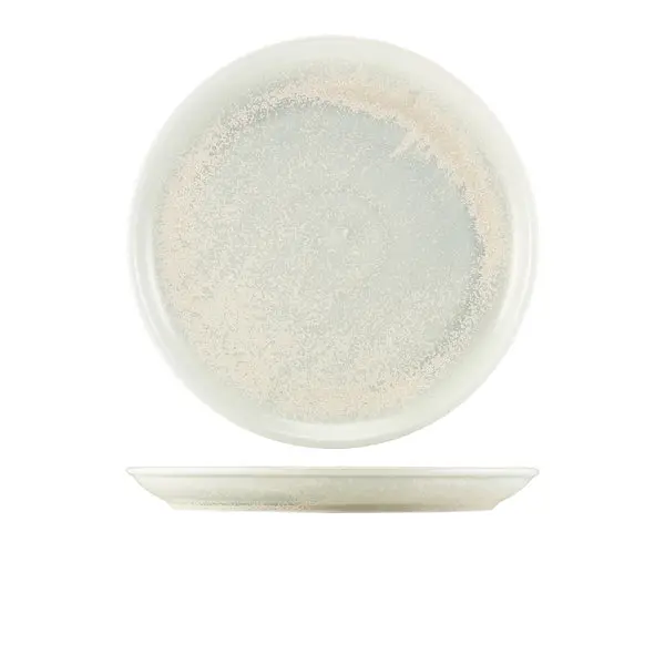 Pearl Coupe Plate – 27.5Cm Terra Porcelain Serving Plate (6-Pack) 1