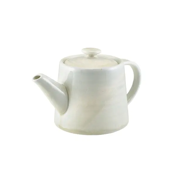 Pearl Teapot – 50Cl (17.6Oz) Terra Porcelain Tea Service (6-Pack) 1