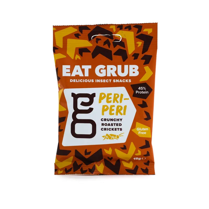 Peri Peri Spiced Roasted Crickets – 15G Sustainable Protein 1