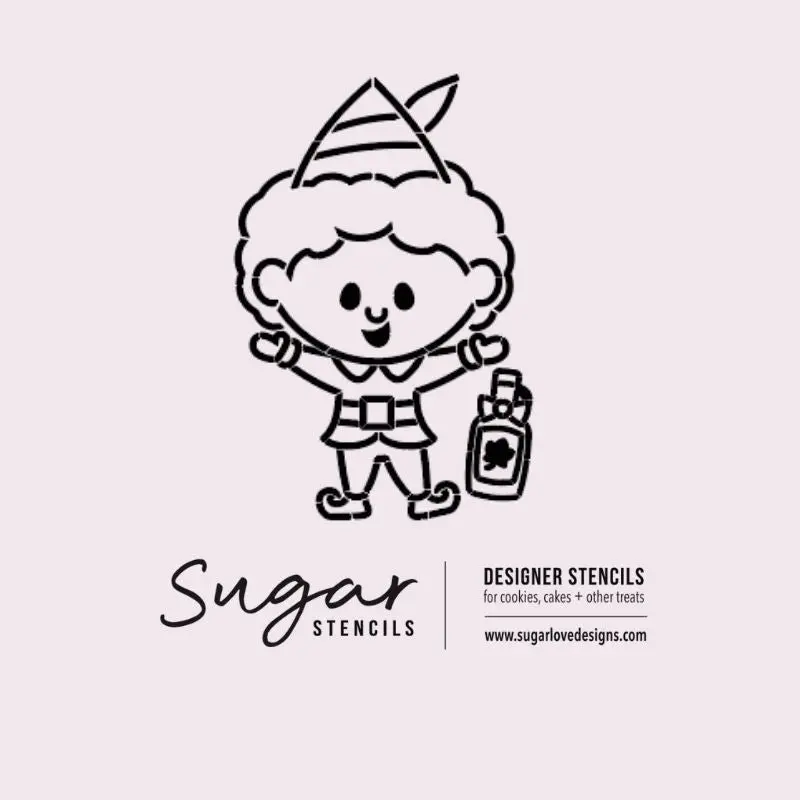 Pick-Your-Own Leprechaun Sugar Stencil 1