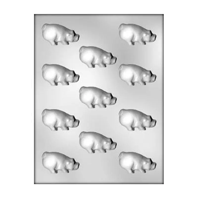 Pig-Shaped Chocolate Mold For Animal-Themed Sweets 1