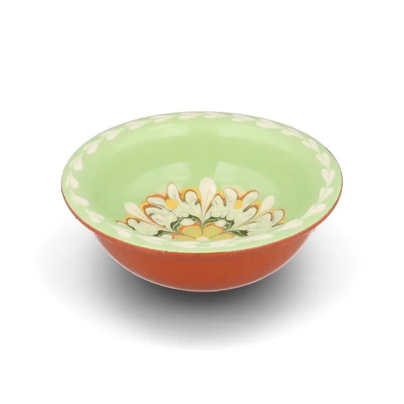 Pistachio Green Sauce Dish – Troyan Terracotta, 10 Cm Diameter 1