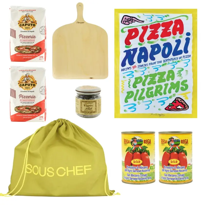 Pizza Pilgrims Napoli Cookbook With Signature Pizza-Making Kit 1