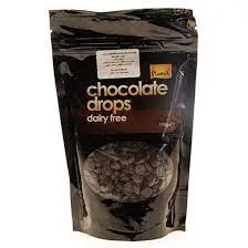 Plamil Dairy-Free Chocolate Drops – 175G Bags, 8-Pack 1