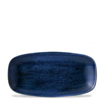 Plume Ultramarine Stonecast Chefs Oblong Plate – 11.75" X 6", Pack Of 12 1