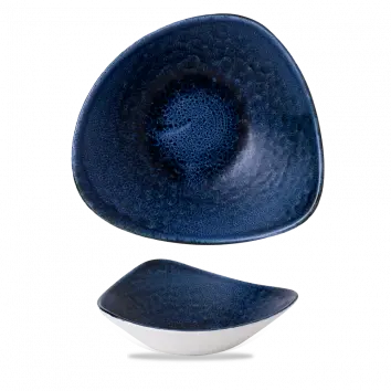 Plume Ultramarine Stonecast Lotus Bowl – 9", Pack Of 12 1