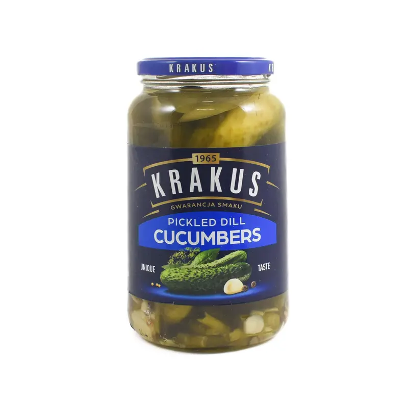 Polish Dill-Pickled Cucumbers By Krakus – 920G 1