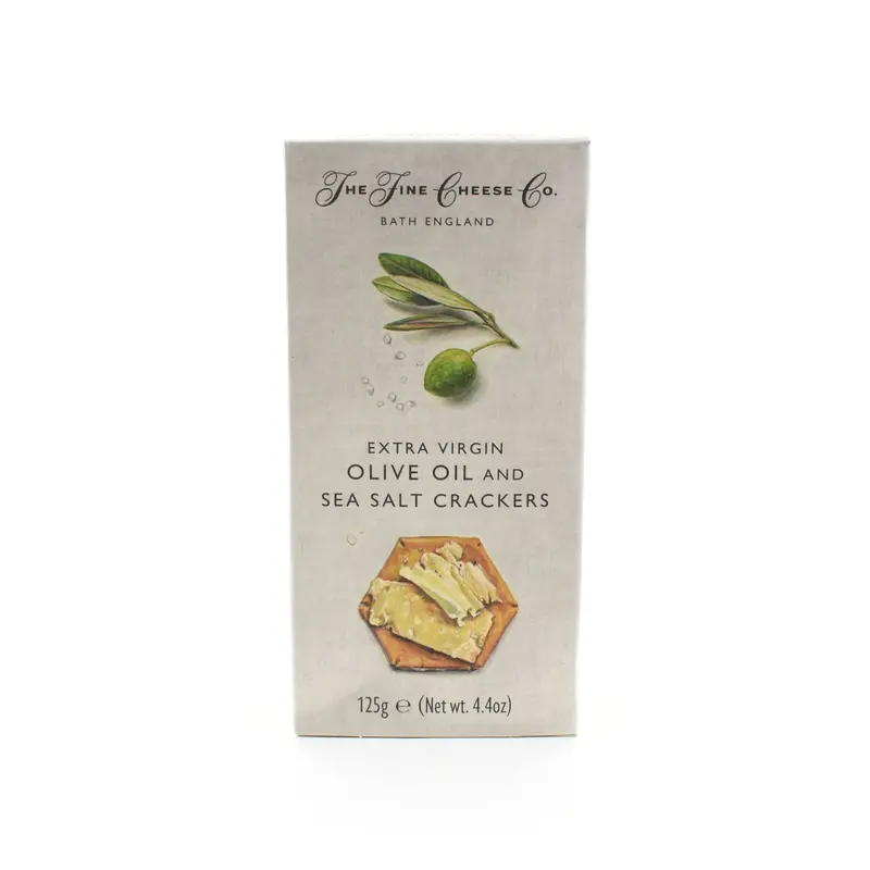 Premium Extra Virgin Olive Oil & Sea Salt Crackers – 125G 1