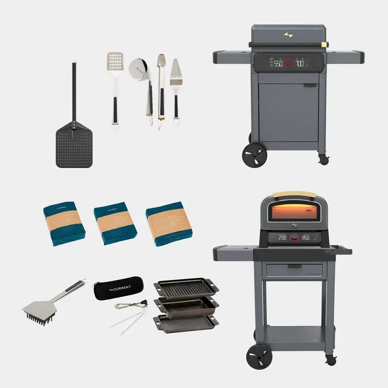 Premium Grill And Pizza Oven Combo Bundle 1