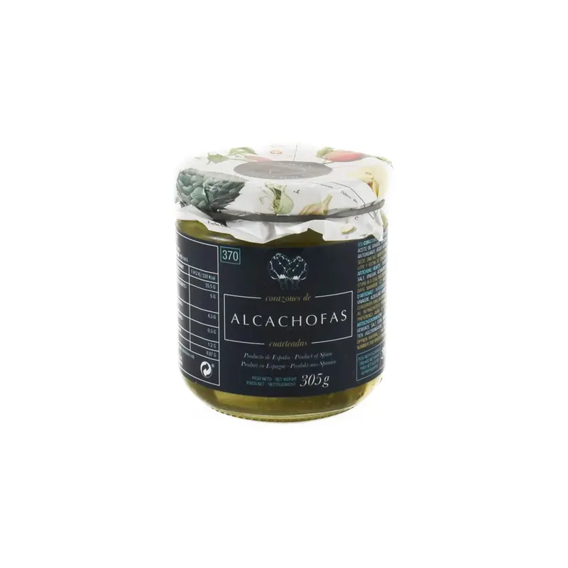 Premium Quartered Artichoke Hearts In Olive Oil, 340G 1