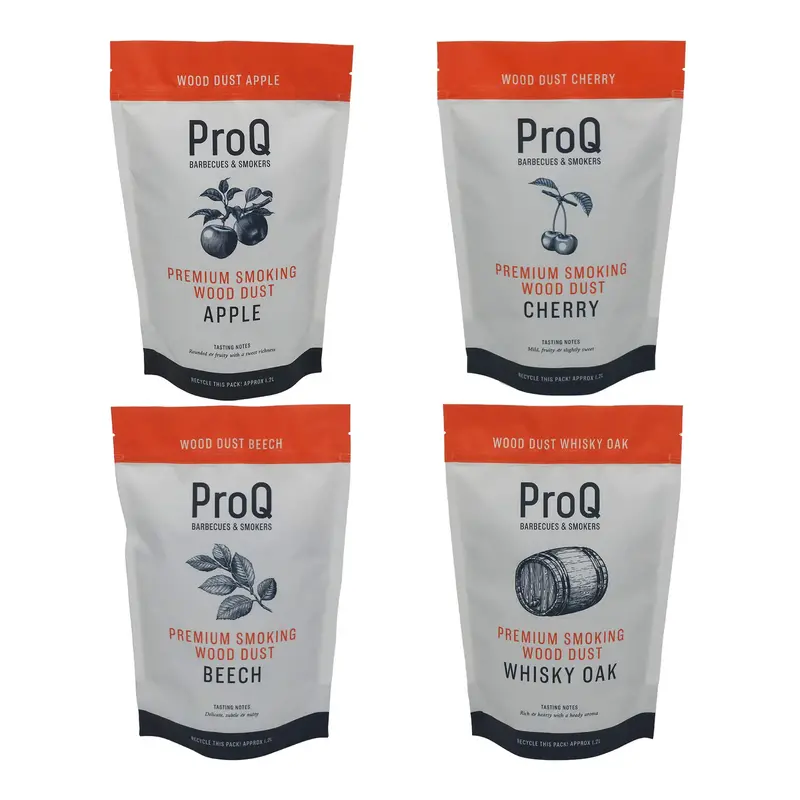 Proq Premium Wood Smoking Dust Bundle: 4 Signature Flavors (1.2L Each) 1