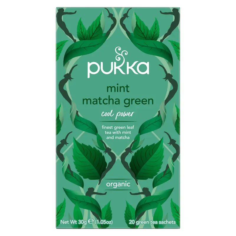 Pukka Mint Matcha Green Tea Infusion – 4 Boxes × 20 Bags 1
