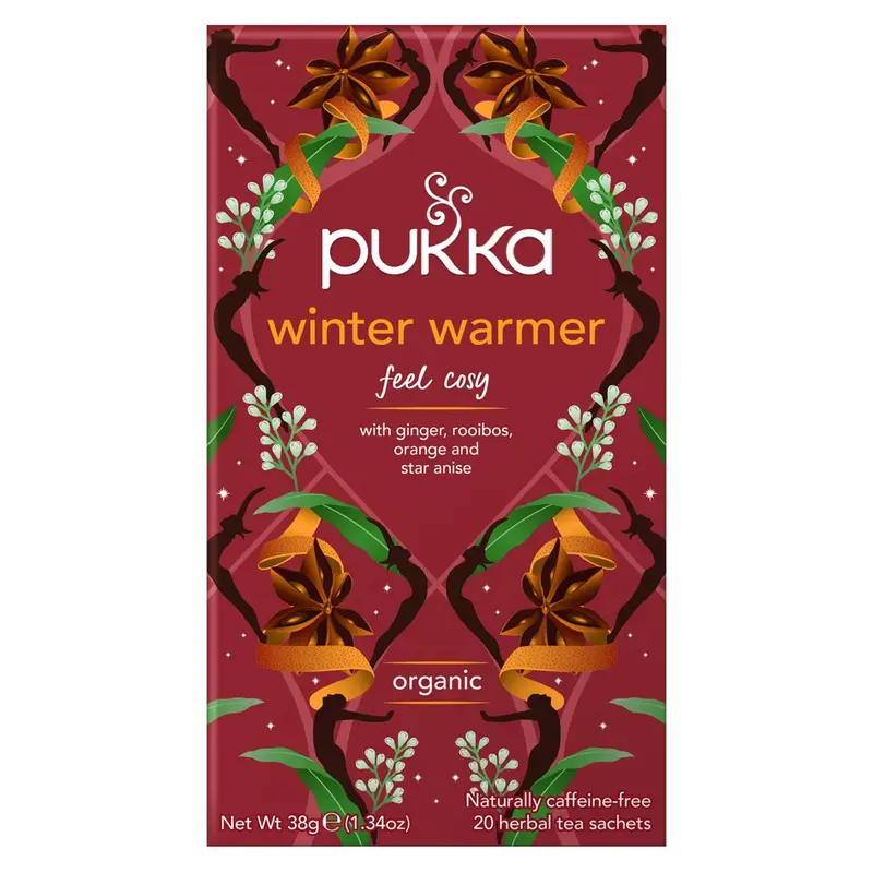Pukka Winter Warmer Spiced Herbal Blend – 4 Boxes × 20 Bags 1