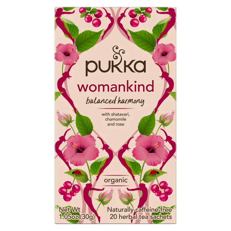 Pukka Womankind Hormonal Balance Tea – 4 Packs × 20 Bags 1