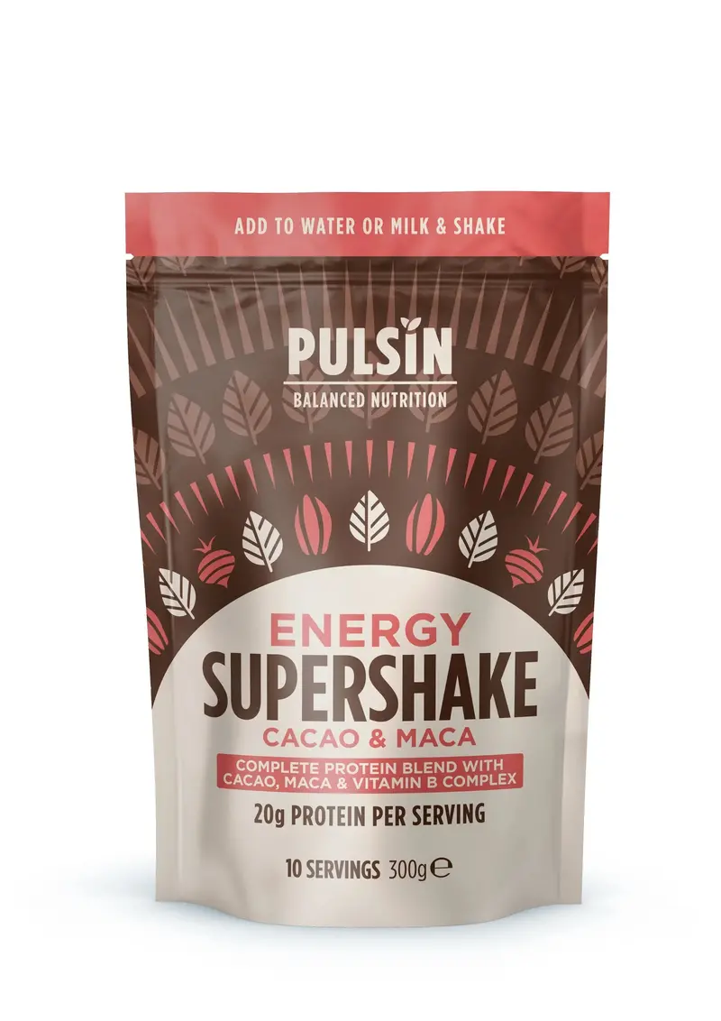 Pulsin Cacao & Maca Energy Supershake – 300G 1
