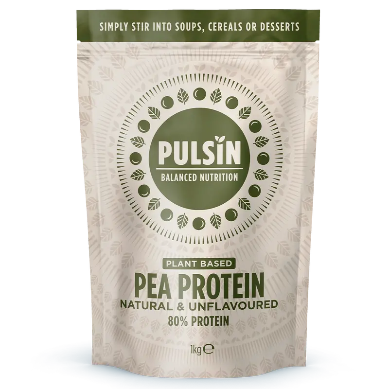 Pulsin Unflavoured Pea Protein Isolate Powder – 1Kg Plant-Based Protein Supplement 1