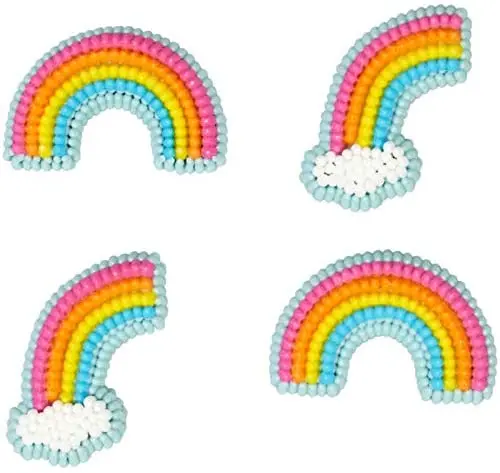 Rainbow-Colored Icing Decoration Kit 2