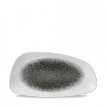 Raku Quartz Black Chefs Geo Platter – 11.75 X 6.125 Inches, Pack Of 12 1